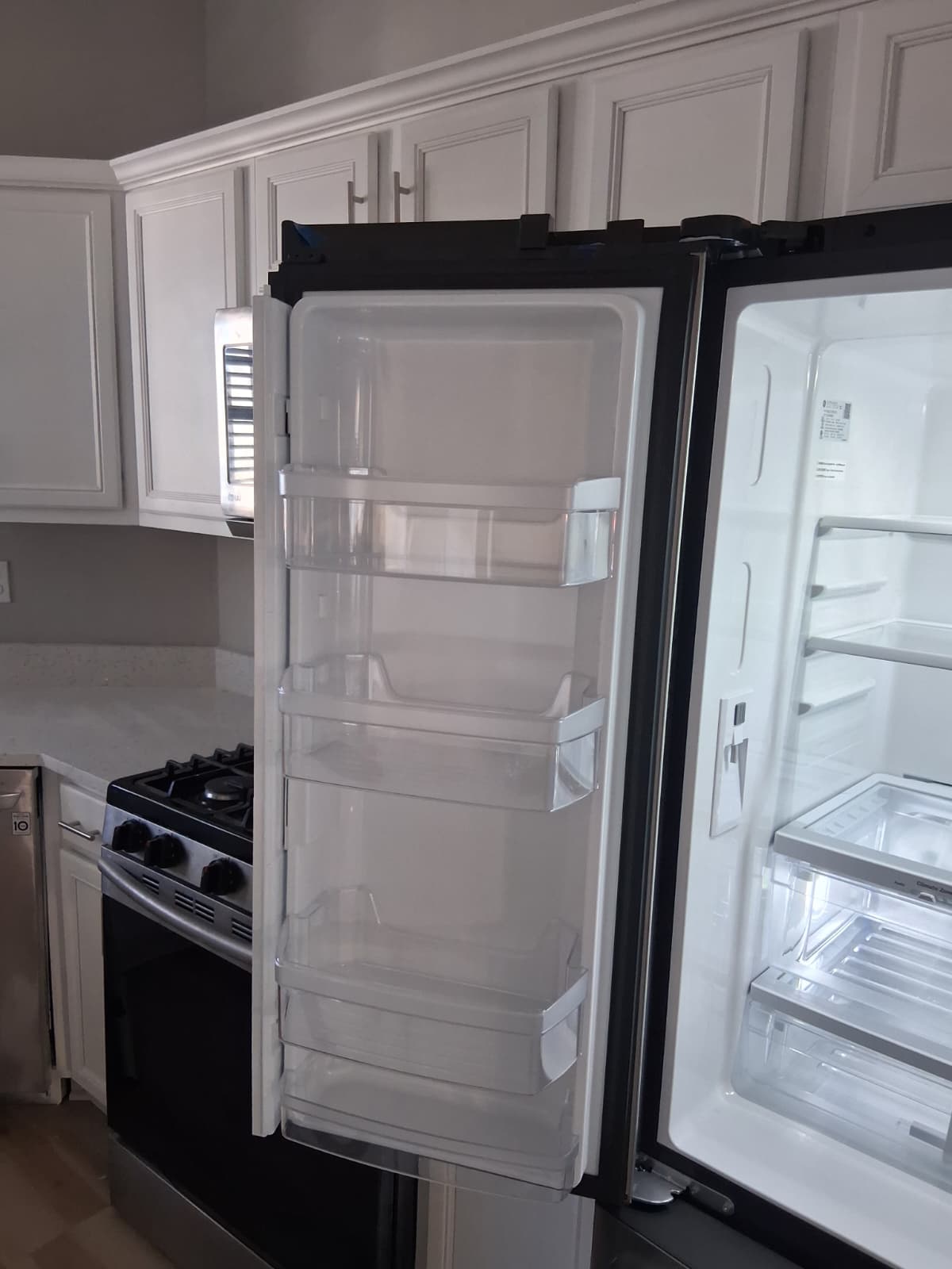 Professional refrigerator deep cleaning removing food residue, odors, and buildup for a fresh and sanitized appliance