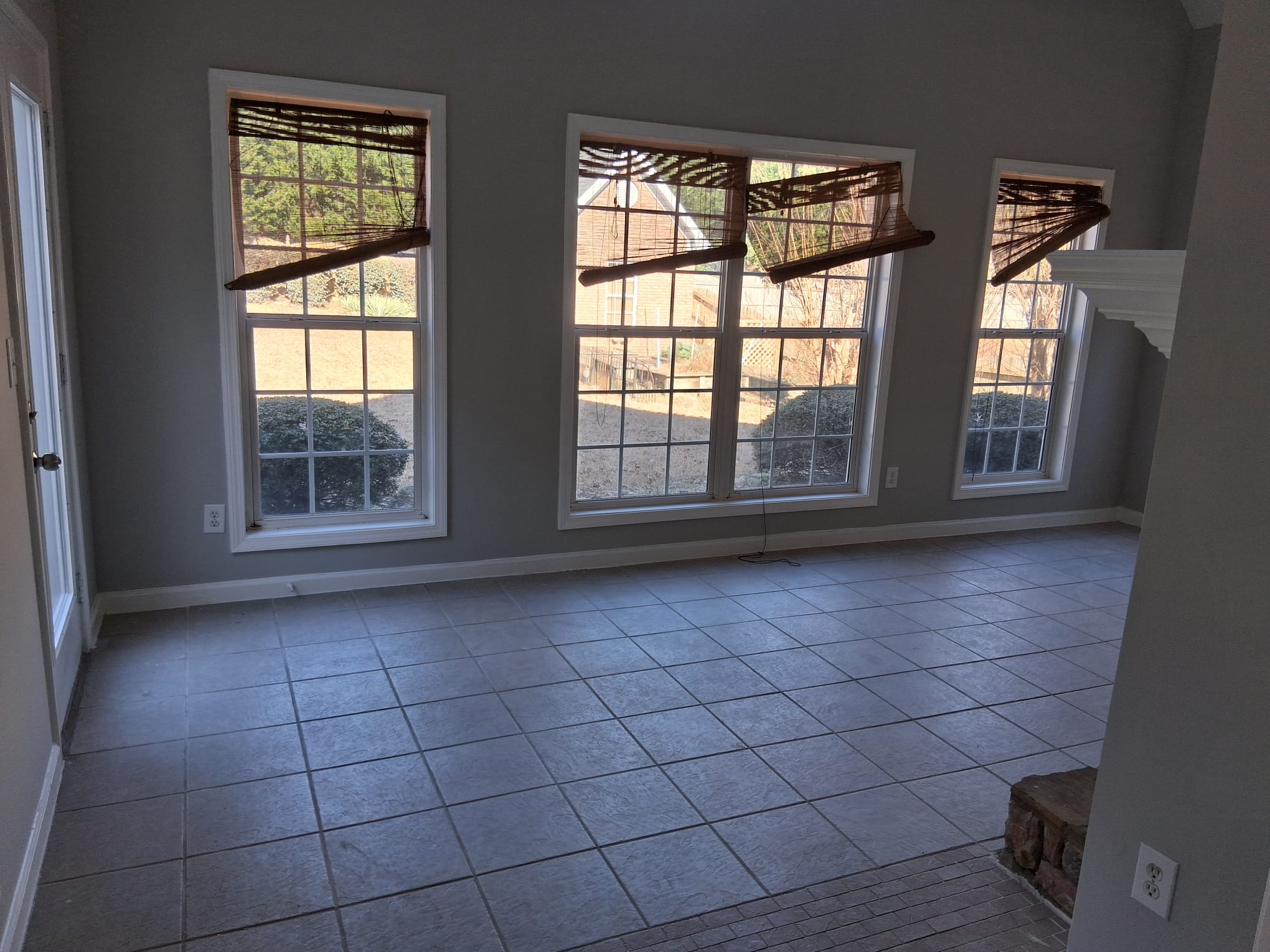 Professional interior window cleaning removing dirt and smudges for clear and streak-free glass