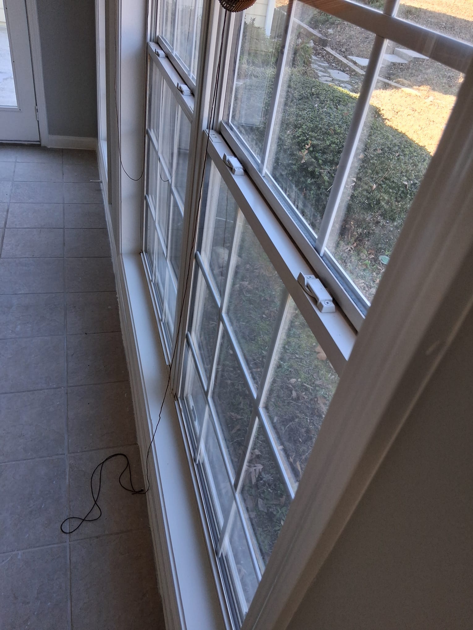 Professional interior window cleaning with detailed frame and glass cleaning for streak-free results