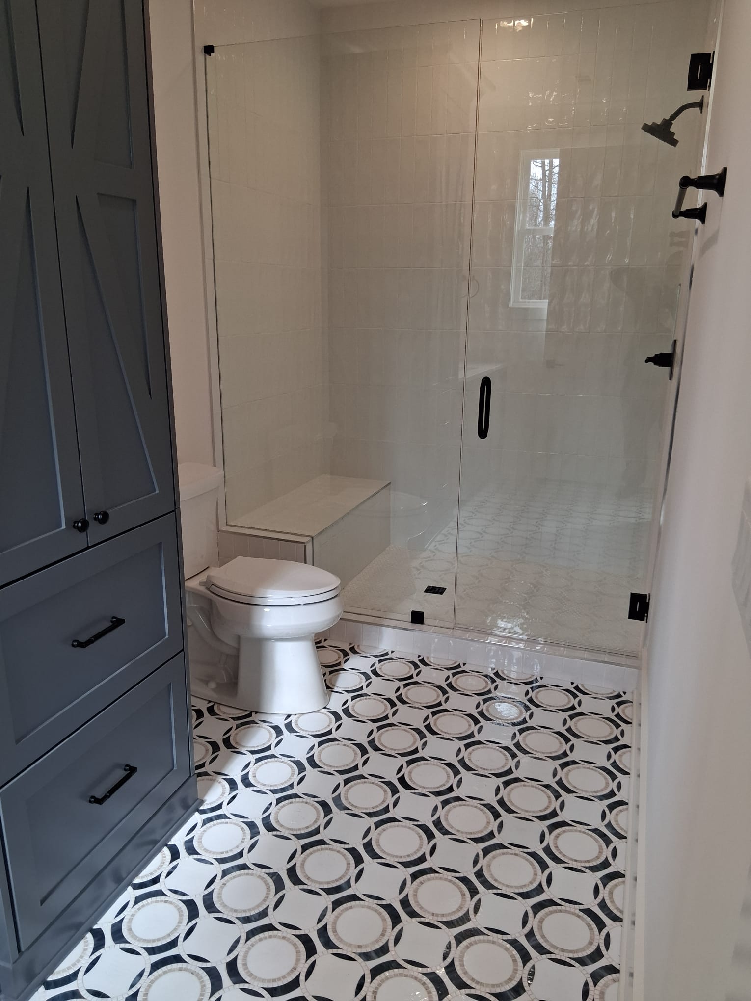 Professional bathroom cleaning with sanitized toilet, shower, and spotless surfaces for a fresh and hygienic space
